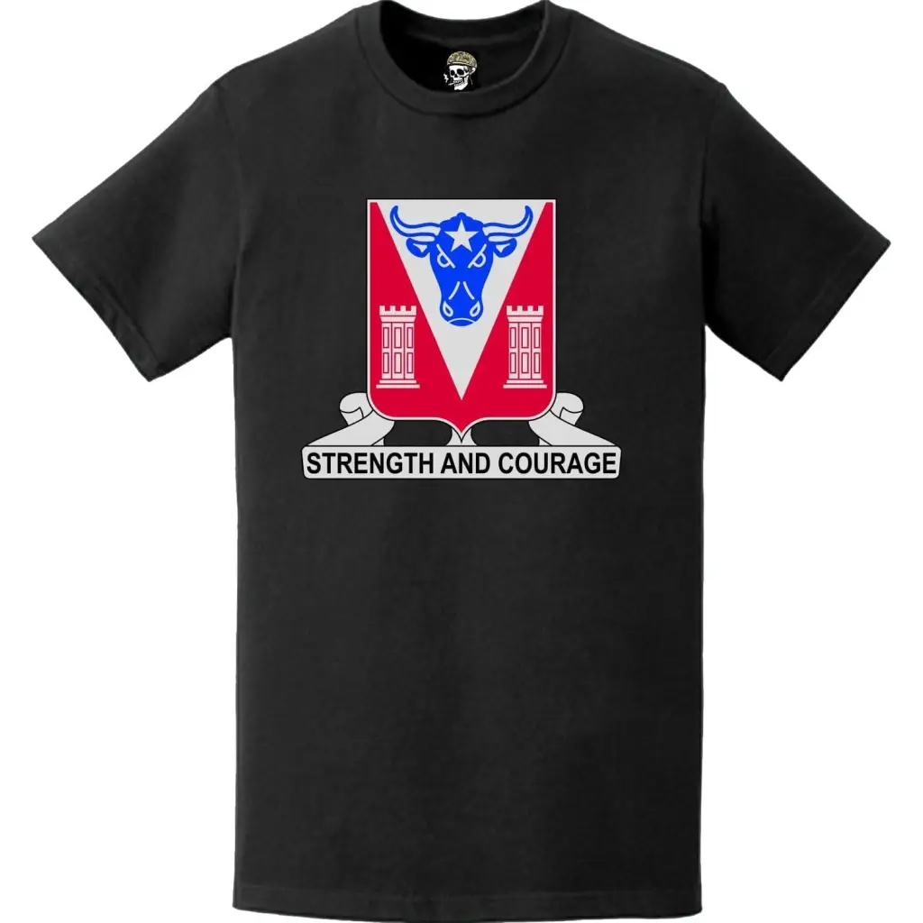 82nd Engineer Battalion Logo Emblem T-Shirt Tactically Acquired   