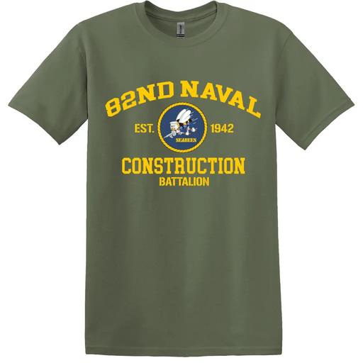 82nd Naval Construction Battalion (82nd NCB) T-Shirt Tactically Acquired   