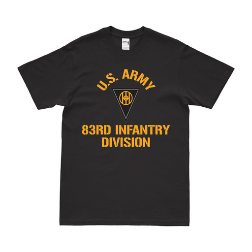 U.S. Army 83rd Infantry Division Legacy T-Shirt Tactically Acquired Small Black 