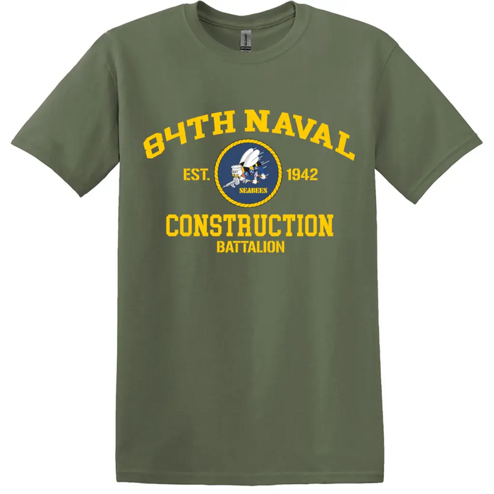 84th Naval Construction Battalion (84th NCB) T-Shirt Tactically Acquired   