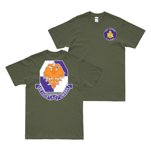 Double-Sided 84th Civil Affairs Battalion T-Shirt Tactically Acquired Military Green Small 