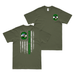 Double-Sided 852nd Bomb Squadron American Flag T-Shirt Tactically Acquired Military Green Small 