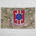 854th Engineer Battalion Indoor Wall Flag Tactically Acquired   