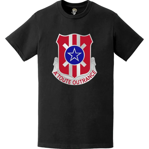 854th Engineer Battalion Logo Emblem T-Shirt Tactically Acquired   
