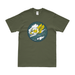 85th Fighter Squadron WW2 Emblem T-Shirt Tactically Acquired Military Green Distressed Small