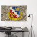 863rd Engineer Battalion Indoor Wall Flag Tactically Acquired   