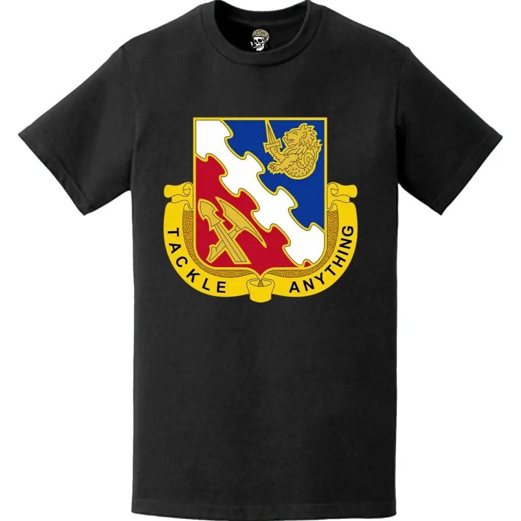 863rd Engineer Battalion Logo Emblem T-Shirt Tactically Acquired   