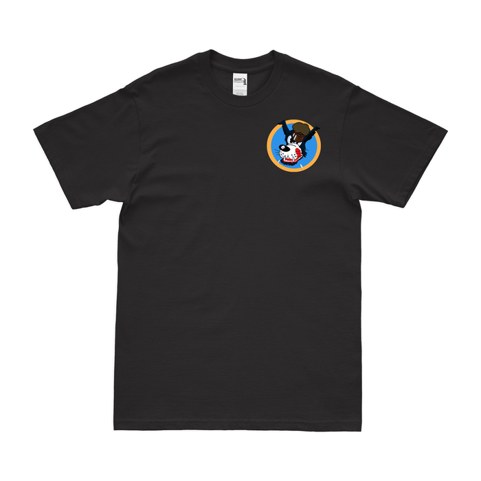 865th Bomb Squadron WW2 Left Chest Emblem T-Shirt Tactically Acquired Black Small 