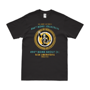 866th Bomb Squadron WW2 Legacy T-Shirt Tactically Acquired Black Distressed Small