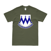 U.S. Army 86th Infantry Regiment Unit Logo Emblem T-Shirt Tactically Acquired Military Green Clean Small