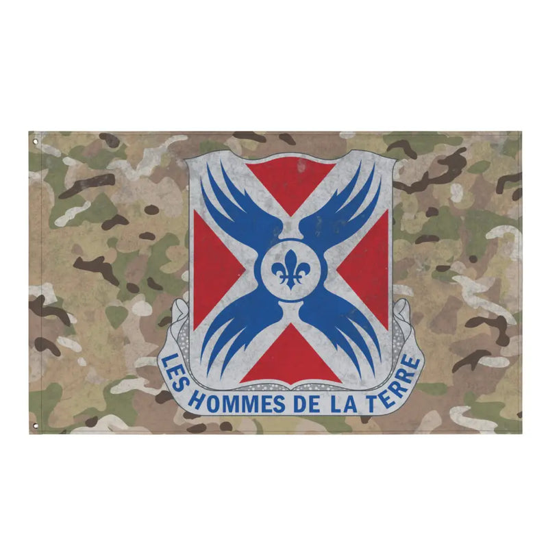 877th Engineer Battalion Indoor Wall Flag