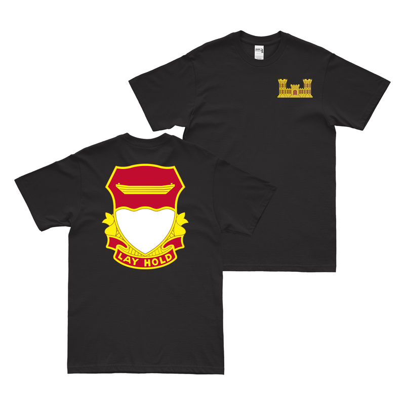 Double-Sided 87th Engineer Battalion Logo T-Shirt