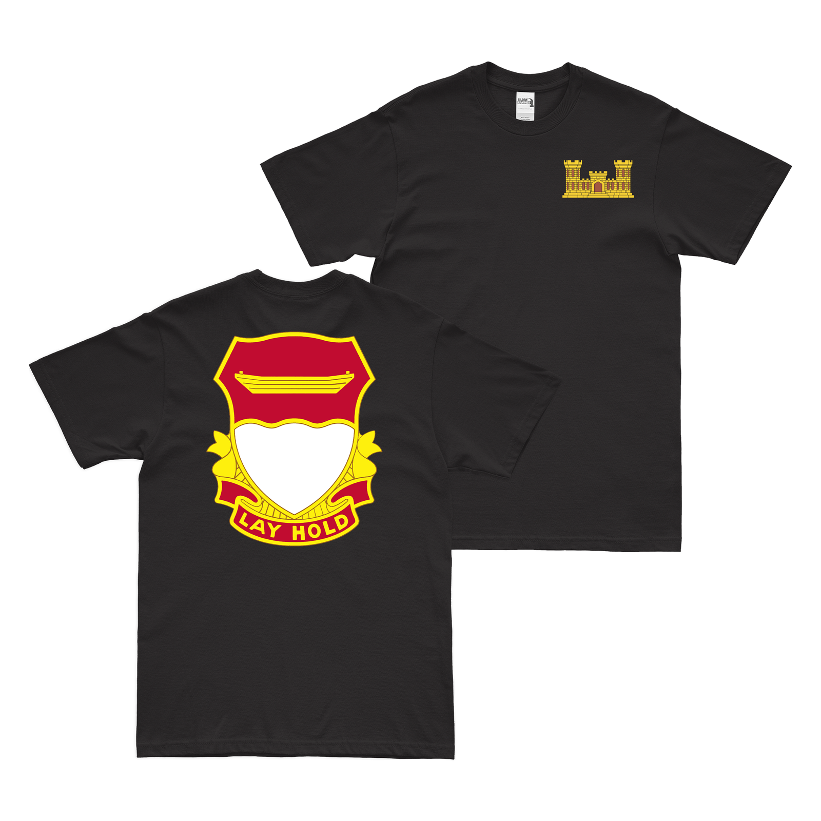 Double-Sided 87th Engineer Battalion Logo T-Shirt Tactically Acquired   