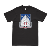 U.S. Army 87th Infantry Regiment Unit Logo Emblem T-Shirt Tactically Acquired Black Distressed Small
