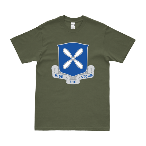 U.S. Army 88th Infantry Regiment Unit Logo Emblem T-Shirt Tactically Acquired Military Green Clean Small