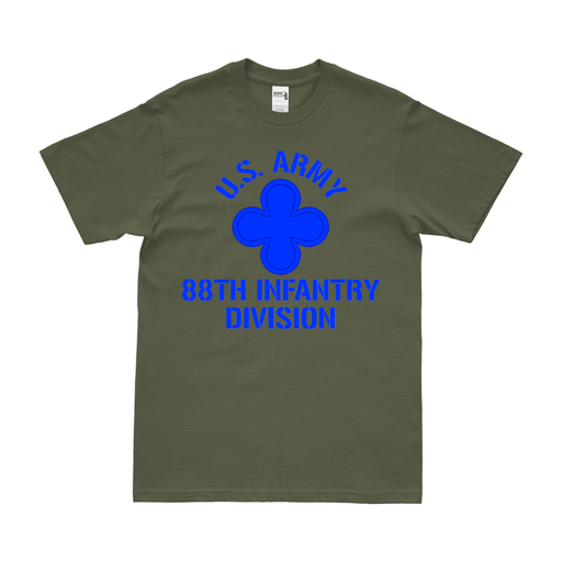 U.S. Army 88th Infantry Division Legacy T-Shirt Tactically Acquired Small Military Green 