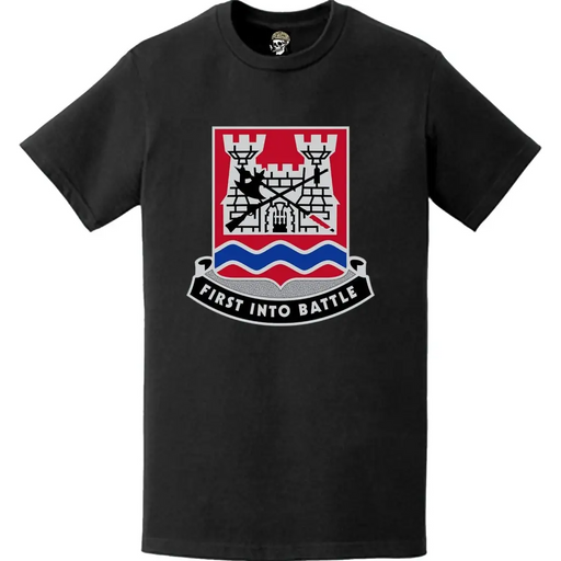 898th Engineer Battalion Logo Emblem T-Shirt Tactically Acquired   