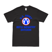 U.S. Army 89th Infantry Division Legacy T-Shirt Tactically Acquired Small Black 