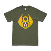 Eighth Air Force AAF Logo Emblem T-Shirt Tactically Acquired Military Green Distressed Small
