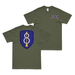 Double-Sided 8th Infantry Division SSI T-Shirt Tactically Acquired Small Military Green 