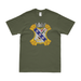 U.S. Army 8th Infantry Regiment Unit Logo Emblem T-Shirt Tactically Acquired Military Green Distressed Small