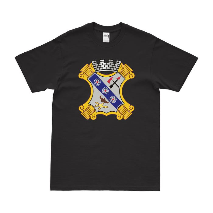 U.S. Army 8th Infantry Regiment Unit Logo Emblem T-Shirt Tactically Acquired Black Clean Small