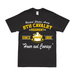 8th Cavalry Regiment Since 1866 Unit Legacy T-Shirt Tactically Acquired Black Clean Small