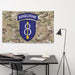 8th Infantry Division Indoor Wall Flag Tactically Acquired   