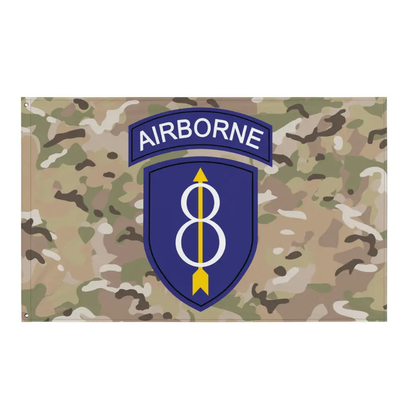 8th Infantry Division Indoor Wall Flag