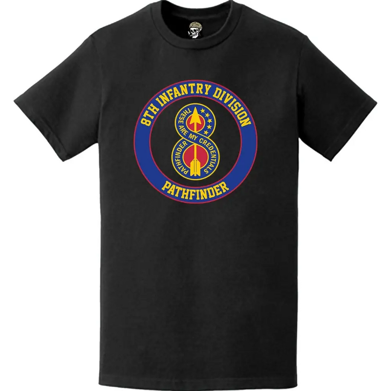 8th Infantry Division "Pathfinder" Circle Crest T-Shirt