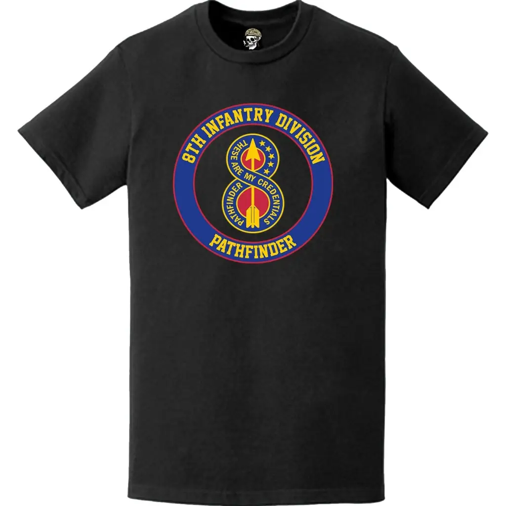 8th Infantry Division "Pathfinder" Circle Crest T-Shirt Tactically Acquired   