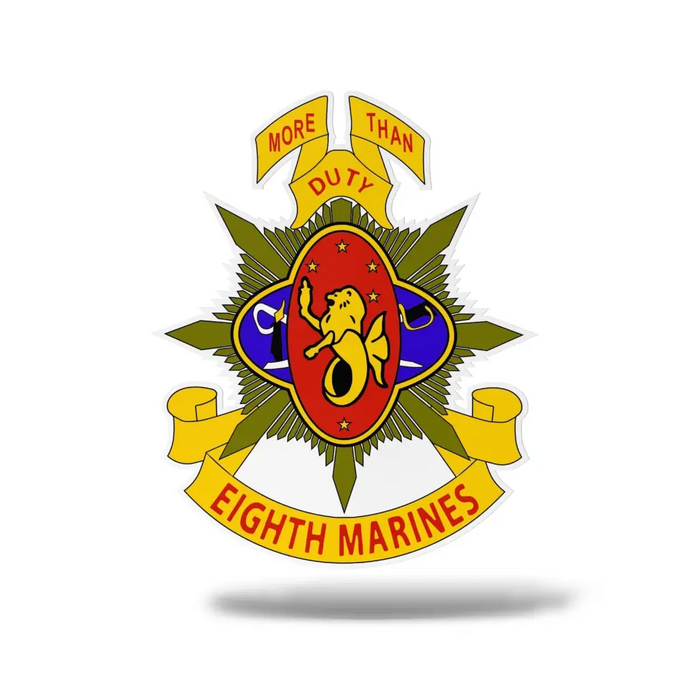 8th Marine Regiment Vinyl Sticker Decal Tactically Acquired   