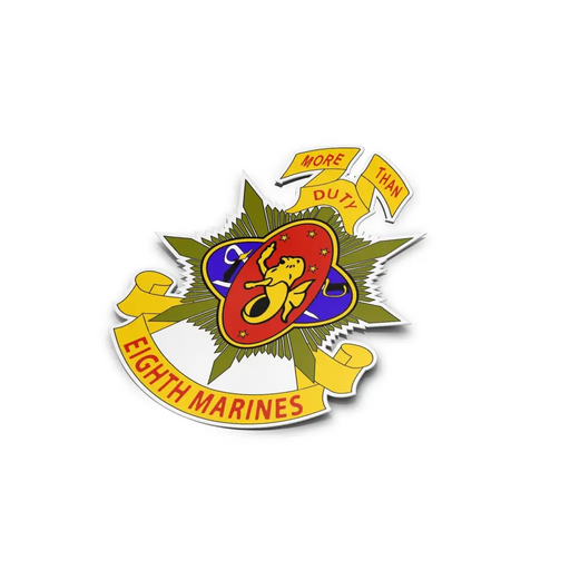 8th Marine Regiment Vinyl Sticker Decal Tactically Acquired 3"x3"  