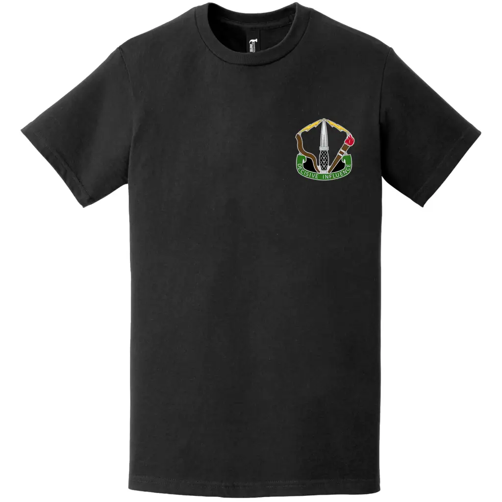 8th PSYOP Group (A) Logo Emblem Insignia Left Chest T-Shirt Tactically Acquired   