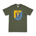 8th Special Forces Group (8th SFG) Beret Flash T-Shirt Tactically Acquired Military Green Distressed Small