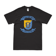 8th Special Forces Group (8th SFG) Legacy Scroll T-Shirt Tactically Acquired Black Distressed Small