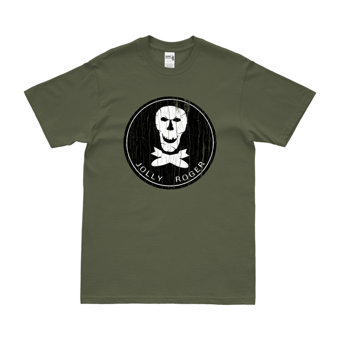 90th Bombardment Group WW2 AAF T-Shirt Tactically Acquired Military Green Distressed Small