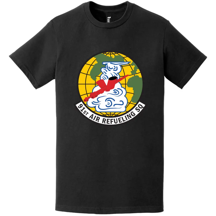 91st Air Refueling Squadron (55th ARS) Logo T-Shirt Tactically Acquired   