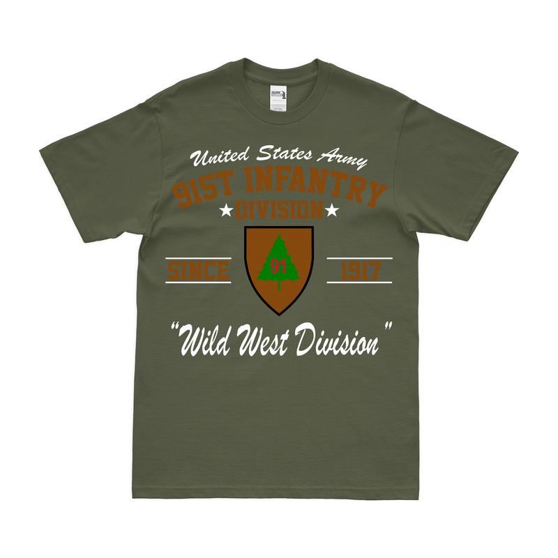 U.S. Army 91st Infantry Division Since 1917 Legacy T-Shirt