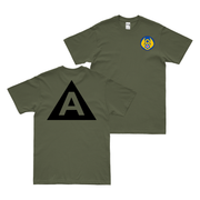 91st Bombardment Group Triangle-A Tail Code WW2 T-Shirt Tactically Acquired Military Green Small 