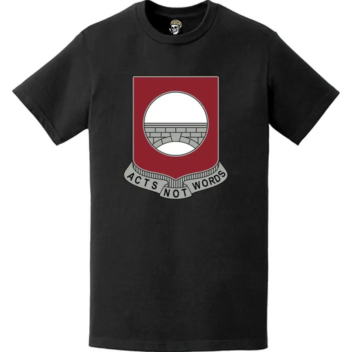 91st Engineer Battalion Logo Emblem T-Shirt Tactically Acquired   