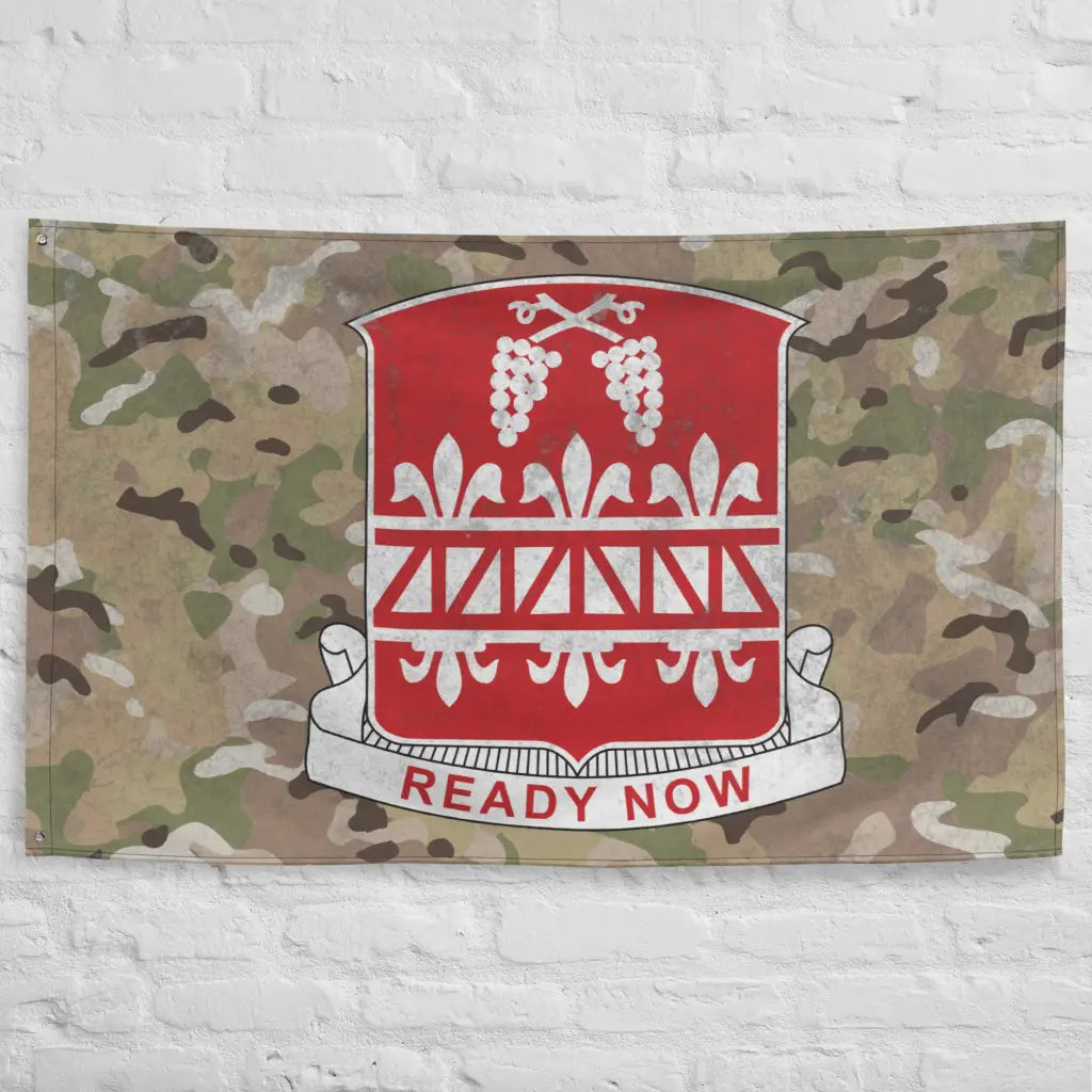 926th Engineer Battalion Indoor Wall Flag Tactically Acquired   
