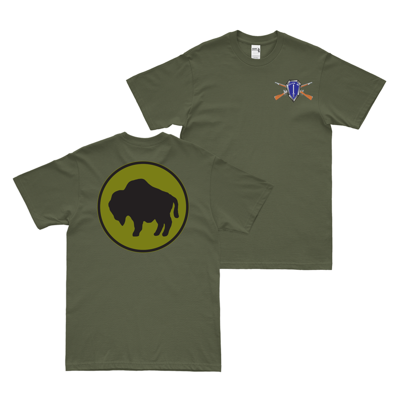 Double-Sided 92nd Infantry Division Buffalo Soldiers T-Shirt