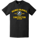 92nd Naval Construction Battalion (92nd NCB) T-Shirt Tactically Acquired   