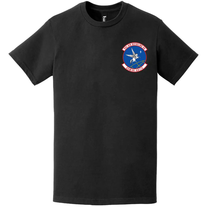 93rd Air Refueling Squadron (55th ARS) Logo Left Chest T-Shirt Tactically Acquired   