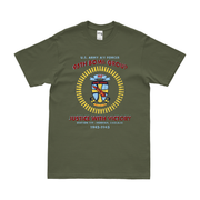 95th Bomb Group (Heavy) WW2 Legacy T-Shirt Tactically Acquired Military Green Distressed Small