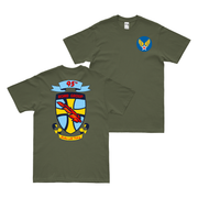 Double-Sided 95th Bomb Group USAAF T-Shirt Tactically Acquired Military Green Small 