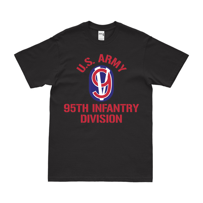 U.S. Army 95th Infantry Division Legacy T-Shirt Tactically Acquired Small Black 