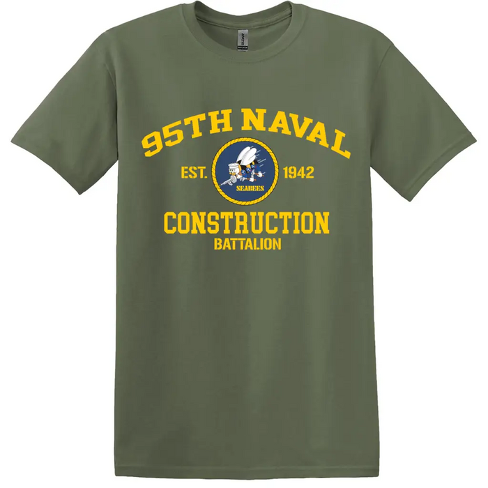 95th Naval Construction Battalion (95th NCB) T-Shirt Tactically Acquired   