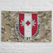961st Engineer Battalion Indoor Wall Flag Tactically Acquired   